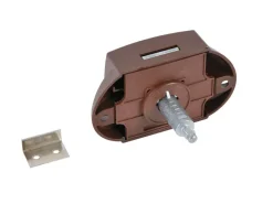 Doppelseitiges Schrank- Toilettentürschloss - Brown