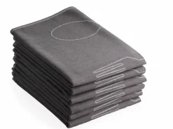 DoubleDry Bestek 50 x 70 cm 6-er Set Geschirrtüchern - Grau
