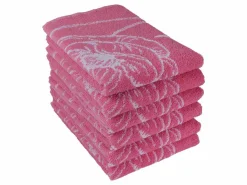 DoubleDry Blume 50 x 50 cm 6-er Set Küchentüchern - Rosa