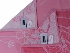 DoubleDry Blume 50 x 50 cm 6-er Set Küchentüchern - Rosa