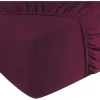 DoubleDry Flanel 90x200 cm Spannbettlaken - Lila