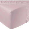 DoubleDry Flanel 90x200 cm Spannbettlaken - Hellrosa