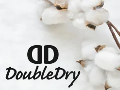 DoubleDry Flanel 140x200 cm spannbettlaken - hellgrau
