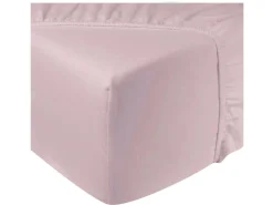 DoubleDry Flanel 140x200 cm Spannbettlaken - Hellrosa