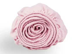 DoubleDry Flanel 140x200 cm Spannbettlaken - Hellrosa