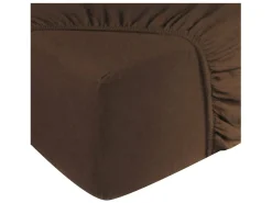 DoubleDry Flanel 140x200 cm Spannbettlaken - Braun