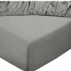 DoubleDry Home 140 x 200 cm Spannbettlaken - Grau