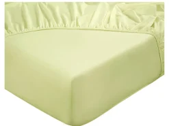DoubleDry Home 90 x 200 cm Spannbettlaken - Hell Gelb