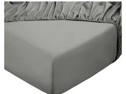 DoubleDry Home 90 x 200 cm Spannbettlaken - Grau