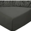 DoubleDry Home 140 x 200 cm Spannbettlaken - Anthrazit