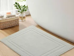 DoubleDry Hotel 50 x 80 cm Badematte - Hell Grau