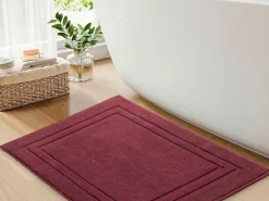 DoubleDry Hotel 50 x 80 cm Badematte - Bordeaux