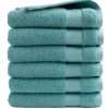 DoubleDry Hotel 50 x 100 cm 6er-Set Handtüchern - Denim