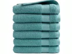 DoubleDry Hotel 50 x 100 cm 6er-Set Handtüchern - Denim