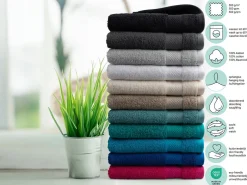 DoubleDry Hotel 70 x 140 cm 3er-Set Handtüchern - Weiß