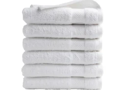 DoubleDry Hotel 50 x 100 cm 6er-Set Handtüchern - Weiß