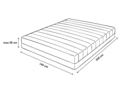 DoubleDry Jersey 140 x 200 cm Spannbettlaken - White
