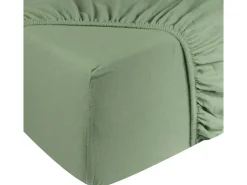 DoubleDry Jersey 160 x 200 cm Spannbettlaken - Old Green