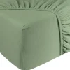 DoubleDry Jersey 140 x 200 cm Spannbettlaken - Old Green