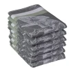 DoubleDry Jungle 50 x 70 cm 6er-Set Geschirrtüchern - Grey