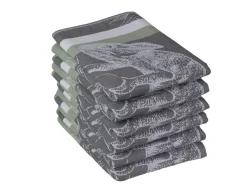 DoubleDry Jungle 50 x 70 cm 6er-Set Geschirrtüchern - Grey