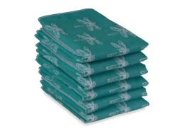 DoubleDry Libel 50 x 70 cm 6er-Set Geschirrtüchern - Teal
