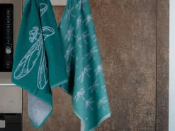 DoubleDry Libel 50 x 70 cm 6er-Set Geschirrtüchern - Teal