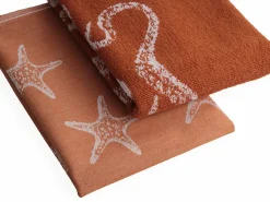 DoubleDry Meer 50 x 70 cm 6er-Set Geschirrtüchern - Rot