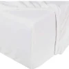 DoubleDry Molton 180 x 200 cm Spannbettlaken - Basic White