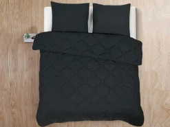 DoubleDry Schwarz Kissenbezüge - 2-er Set