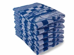 DoubleDry Skaten 50 x 50 cm 6-er Set Küchentuchern - Blau