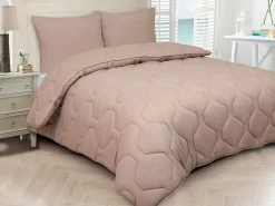 DoubleDry Taupe Bettdecke - 200 x 200 cm
