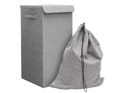 DuneDesign XXL-Wäschekorb 50 Liter mit Wäschesack