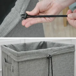 DuneDesign XXL-Wäschekorb 50 Liter mit Wäschesack