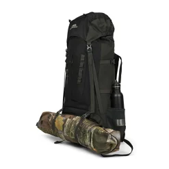 Dutch Mountains 65-75 Liter backpack mit Regenschutz - Black