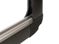 DWS Camping 700 x 450 mm Klappfenster mit Kombirollo - Black