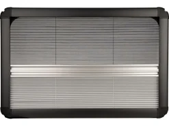 DWS Camping 1200 x 500 mm Klappfenster mit Kombirollo - Black