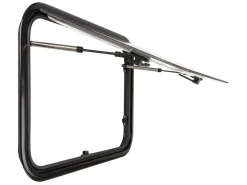 DWS Camping 1200x500mm Klappfenster mit Kombirollo - Transparent