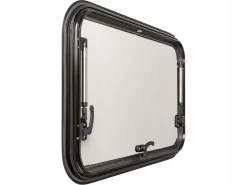 DWS Camping 1200x500mm Klappfenster mit Kombirollo - Transparent