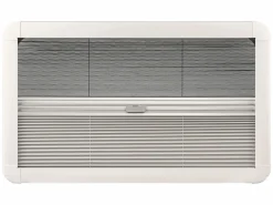 DWS Camping 1200x500mm Klappfenster mit Kombirollo - Transparent