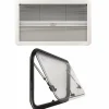 DWS Camping 1000x500mm Klappfenster mit Kombirollo - Transparent