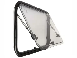 DWS Camping 1000x500mm Klappfenster mit Kombirollo - Transparent