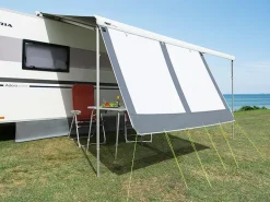 DWT Happy Sun Vorderwand 430cm weiß Markisenvorderwand
