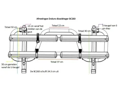 Enduro BC260 Fahrradträger - silver