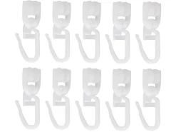 10er-Set Obelink Gardinenröllchen mit Haken