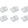 6er-Set Obelink 6mm-Endstücke für Gardinenschienen