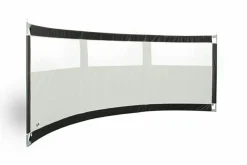 ESVO gebogen Mistral PVC 395 mit 3 schmale Fenster Windschutz