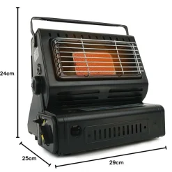 Eurocatch camping Gasheizung - Black