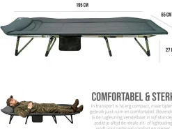 Eurocatch karpfen bedchair - green
