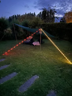 Eurotrail 5 Meter Beleuchtete Abspannleine - Orange